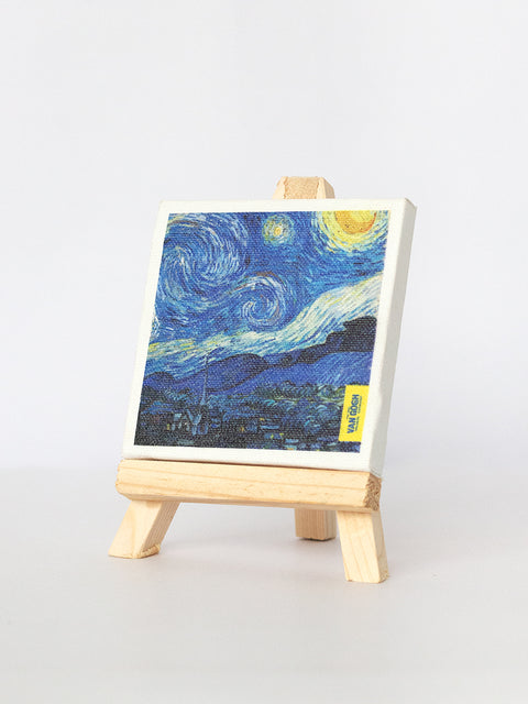 The Starry Night Mini Canvas with Easel