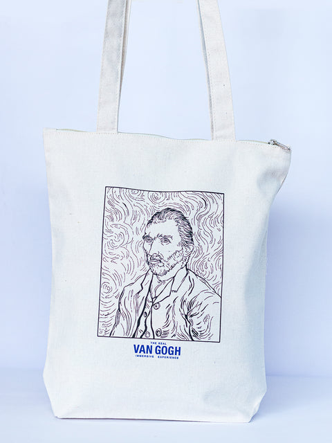DIY Van Gogh Portrait Tote Bag