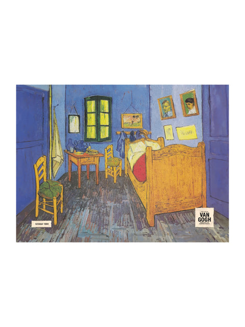 Bedroom in Arles Printed Canvas