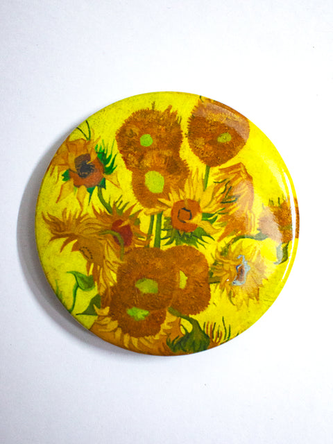 Sunflowers Button Badge
