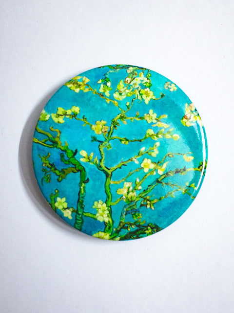 Almond Blossom Button Badge