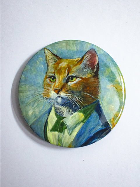 Cat Button Badge