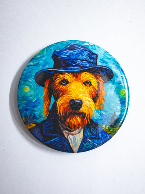 Dog Button Badge