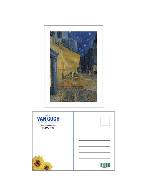 Café Terrace at Night, 1888 Post Card