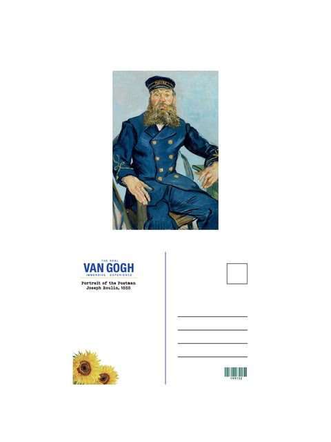 Postman Joseph Roulin, 1888 Post Card