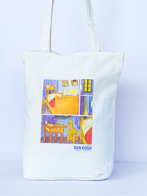 Van Gogh Portrait Collage Tote Bag