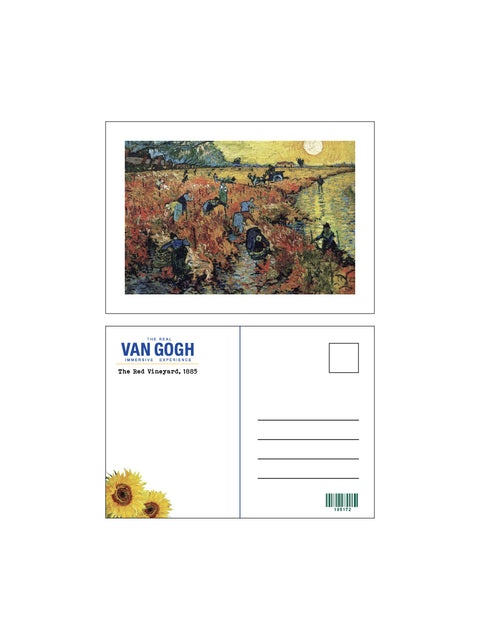 The Red Vineyard, 1885 Post Card